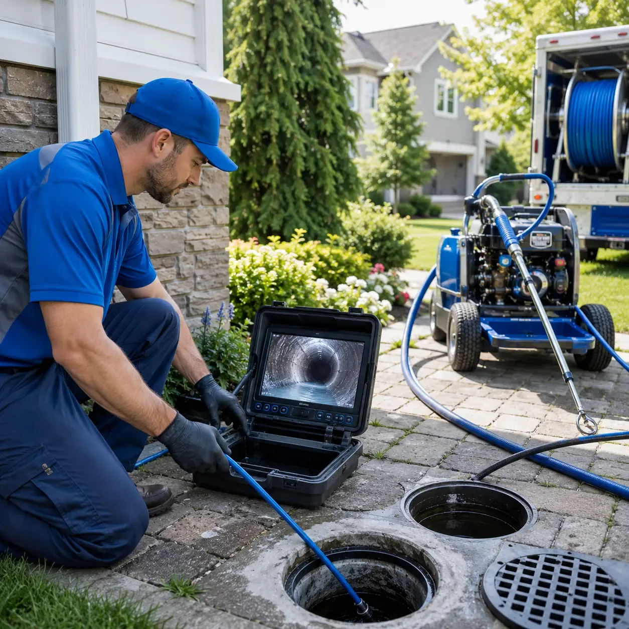 Outdoor drain cleaning professionals serving Grayslake, IL